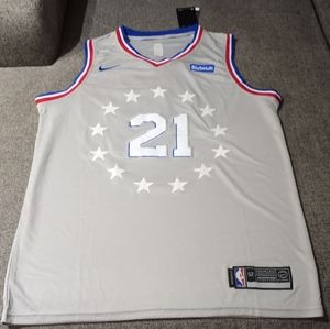 76ers joel Embiid jersey size large